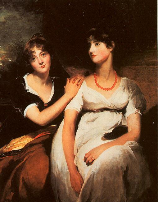  Sir Thomas Lawrence The Daughters of Colonel Thomas Carteret Hardy oil painting picture